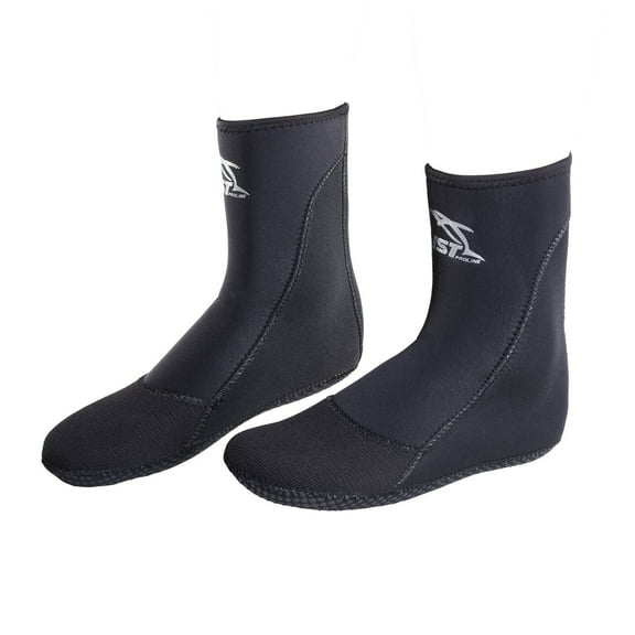 IST 4mm Super Stretch Diving Freediving Neoprene High-Cut Socks (Small)