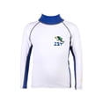 thumbnail image 1 of IST DSK-46 Unisex Kids Long Sleeve Spandex Rash Guard (Blue, X-Large), 1 of 4