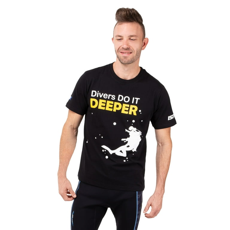 The Deeper The Better Shirt. Cool Scuba Diving Diver Gift The Deeper The Better Shirt. Cool Scuba Diving Diver Gift