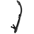 thumbnail image 1 of IST Dry-Top Snorkel for Scuba Diving, Snorkeling and Swimming - Black Silicone/Black, 1 of 1