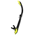 thumbnail image 1 of IST Dry-Top Snorkel for Scuba Diving, Snorkeling and Swimming - Black Silicone/Yellow, 1 of 1