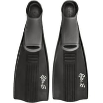 IST F20 Super S Full Foot Fins (2X-Small, Black)