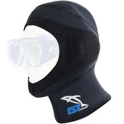 IST HD-6 Dual Layer 5mm Neoprene Dive Hood, For Use with ProEar Mask 2X-Large