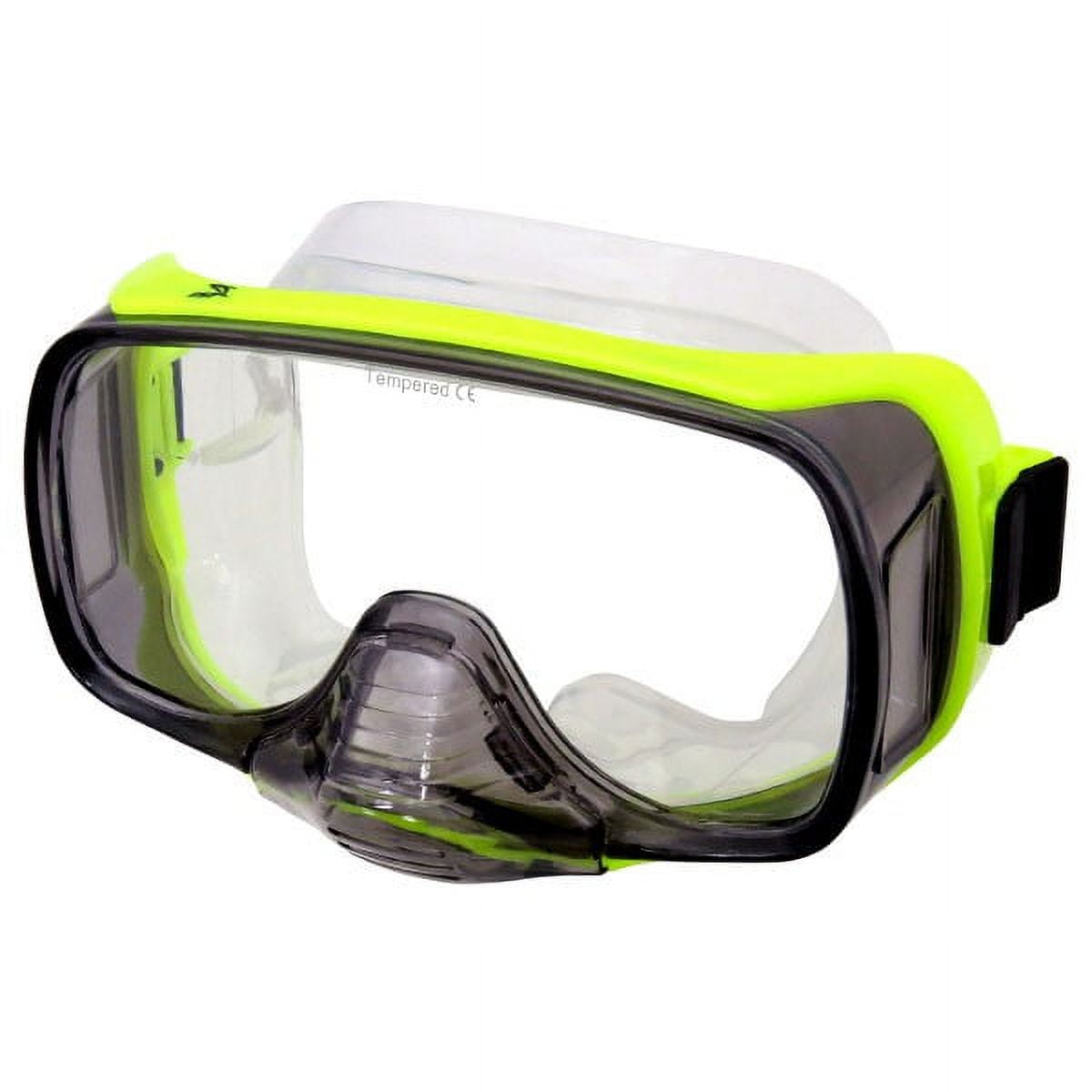 IST Imperial Panoramic View Hands-Free Water Clearance Mask Clear Blue