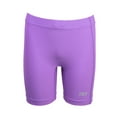 thumbnail image 1 of IST Kids Swim Shorts, Spandex Swimwear Rash Guard Bottoms for Girls & Boys at the Beach & Pool- (Purple, XS), 1 of 4