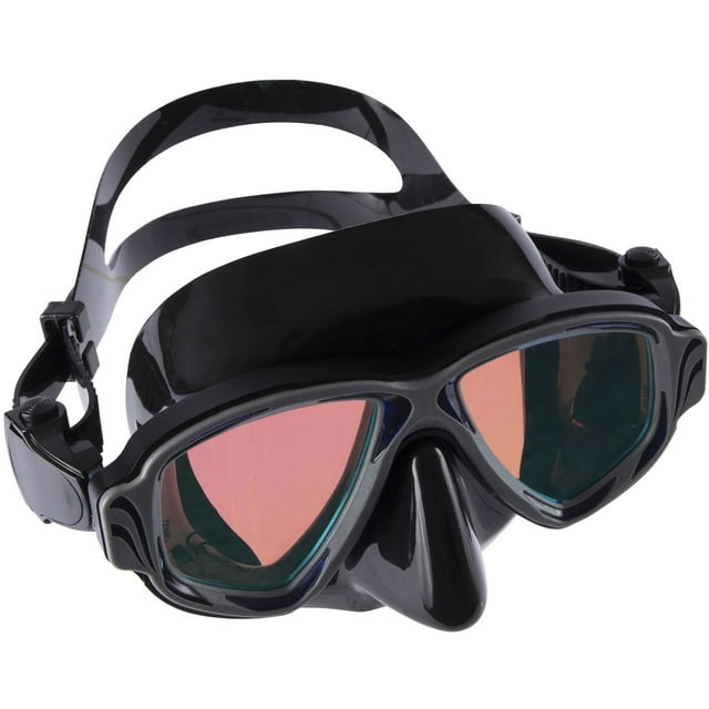 IST M200-BSM Synthesis Dive Mask (Black / Red) - Walmart Business Supplies