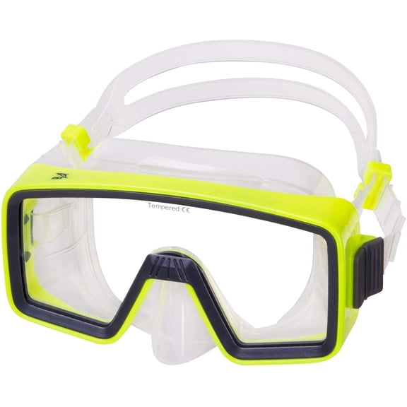 IST M50 Shadow Single Lens Dive Mask (Neon Yellow)