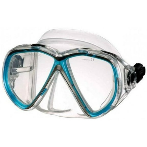 IST M75 Martinique Dive Mask (Clear / Teal)