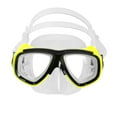 thumbnail image 1 of IST M80 2 Lens Snorkel Diving Mask with RX Prescription Lenses, Low Profile & Hypoallergenic Silicone - 4 Color Options (Neon Yellow, Nearsighted, -4.0), 1 of 2