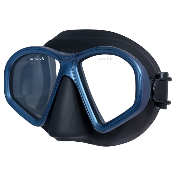 IST MP203 HUNTER Twin Tinted Lens Low Volume Diving Snorkeling Spearfishing Mask- ANTI-FOG Blue