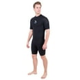thumbnail image 1 of IST PURiGUARD 3mm Shorty Wetsuit, Short Sleeve Jumpsuit with Super Stretch Neoprene for Snorkeling, Diving & Surfing (Men's 4XL), 1 of 5