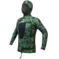 thumbnail image 1 of IST PURiGUARD Hooded Spearfishing Rashguard with Speargun Loading Pad (Green, X-Large), 1 of 3
