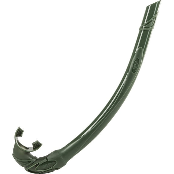 IST SN36 Flexible Foldable 100% Silicone Non-Purging Snorkel (Green)