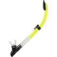 thumbnail image 1 of IST Semi Dry Snorkel with Flexible Tube, Splash Guard & Hypoallergenic Mouthpiece for Snorkeling & Scuba Diving (Neon Yellow), 1 of 3