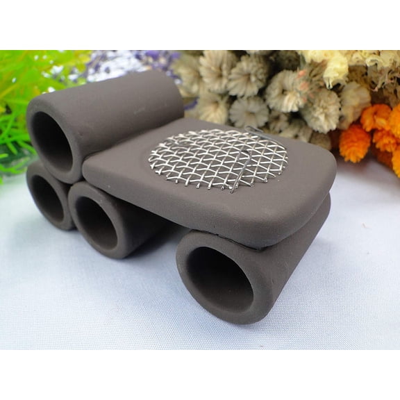 ISTA Aquarium Decorations Ceramic shelter Home cave for Fish Shrimp Moss Cultivation