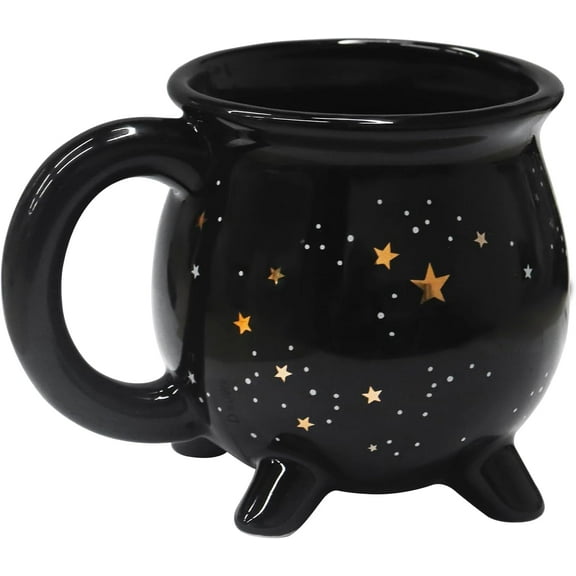 ISTOOL Astral Cauldron Coffee Mug, 300ml/10 Oz Ceramic Coffee Cups, Cute Water Cups, Summer Winter Drinkware, Birthday Halloween Easter Gifts (Astral)