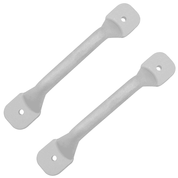 ISURE MARINE 2PCS Boat Cleat Grab Rail Handles Aluminum Fishing Rowboat Duck Jon Boat Row Boat Transom Handles