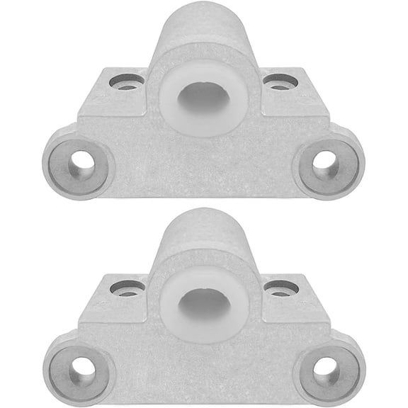 ISURE MARINE 2Pcs Aluminum Boat Oar Lock Sockets Rowboat Fishing Duck Jon Boat Right Angle Gunwale Style