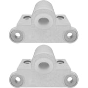 ISURE MARINE 2Pcs Aluminum Boat Oar Lock Sockets Rowboat Fishing Duck Jon Boat Right Angle Gunwale Style