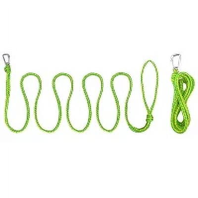 ISURE MARINE 2Pcs Boat 7ft Green Dock Line Marine Mooring Rope for Motor Kayak Anchor Rope Cord Dockline Boats Kayak Accessories