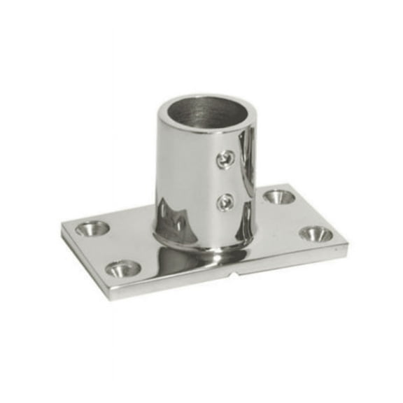 ISURE MARINE 316 Stainless Steel 90 Degree Boat 25mm Hand Rail Fitting Pipe Base