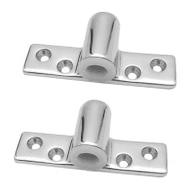 ISURE MARINE Boat 316 Stainless Steel Oarlock Socket Side Mount Rowlock Socket for 1/2" Shank