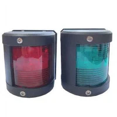 ISURE MARINE Boat Green Starboard and Red Port Side Black Stern LED Navigation Light 90 IP66 Anchor Signal Mast Light