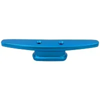 ISURE MARINE Marine Boat Yacht 6" Blue Deck Mooring Aluminum Cleat Line Rope Tie Kayak Canoe Hardware Accessories