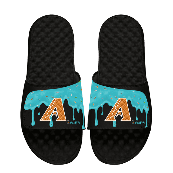 ISlide Arizona Diamondbacks Ice Cream Drip Slide Sandals