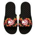 thumbnail image 1 of ISlide Black Atlanta Hawks High Energy Slide Sandals, 1 of 1