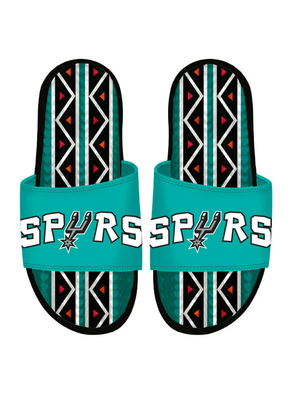 ISlide Black San Antonio Spurs 2022/23 City Edition Gel Slide Sandals