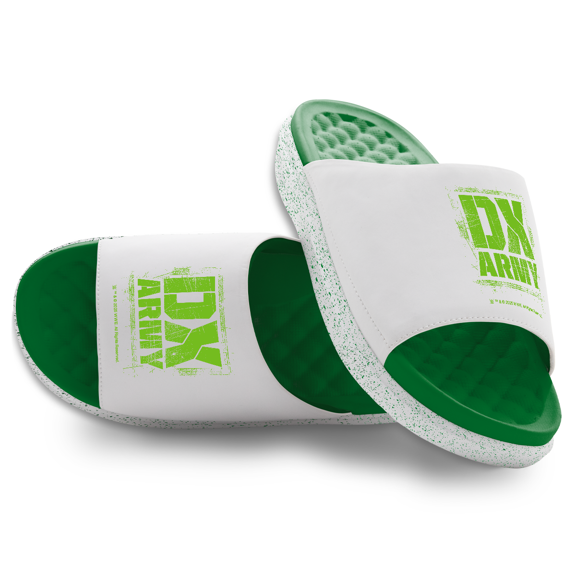 ISlide D-Generation X Stacked Logo Motive Slide Sandals