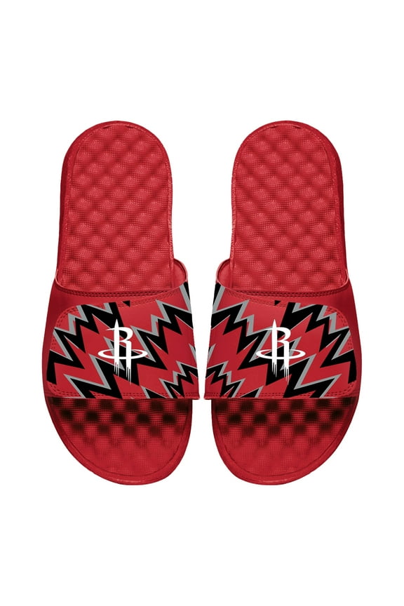 Red Houston Rockets High Energy Slide Sandals