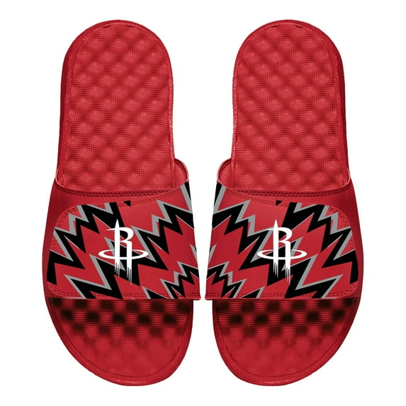 ISlide Red Houston Rockets High Energy Slide Sandals