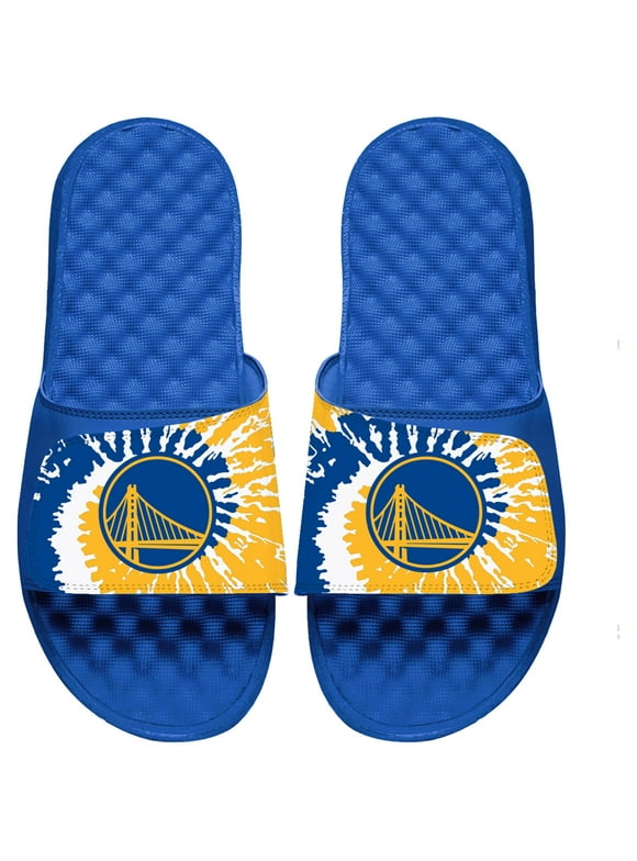 ISlide Royal Golden State Warriors Tie Dye Slide Sandals