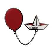 IT Red Balloon and SS. Georgie Boat 2-Piece Enamel Pin Set