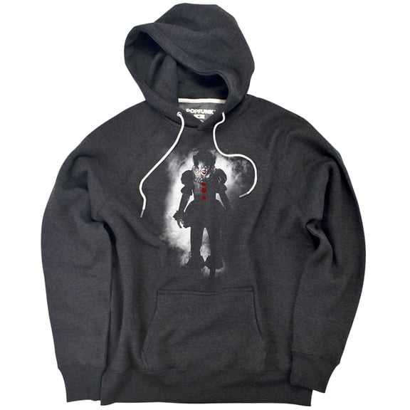 IT 2017 Floater Unisex Adult Slim Fit Pull-Over Heather Hoodie, Charcoal, Small