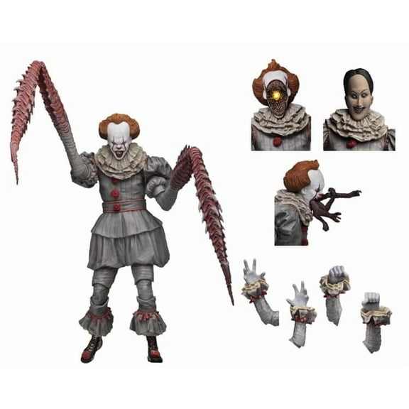 IT - 7.08 Scale Action Figure - Ultimate Pennywise The Dancing Clown (2017)