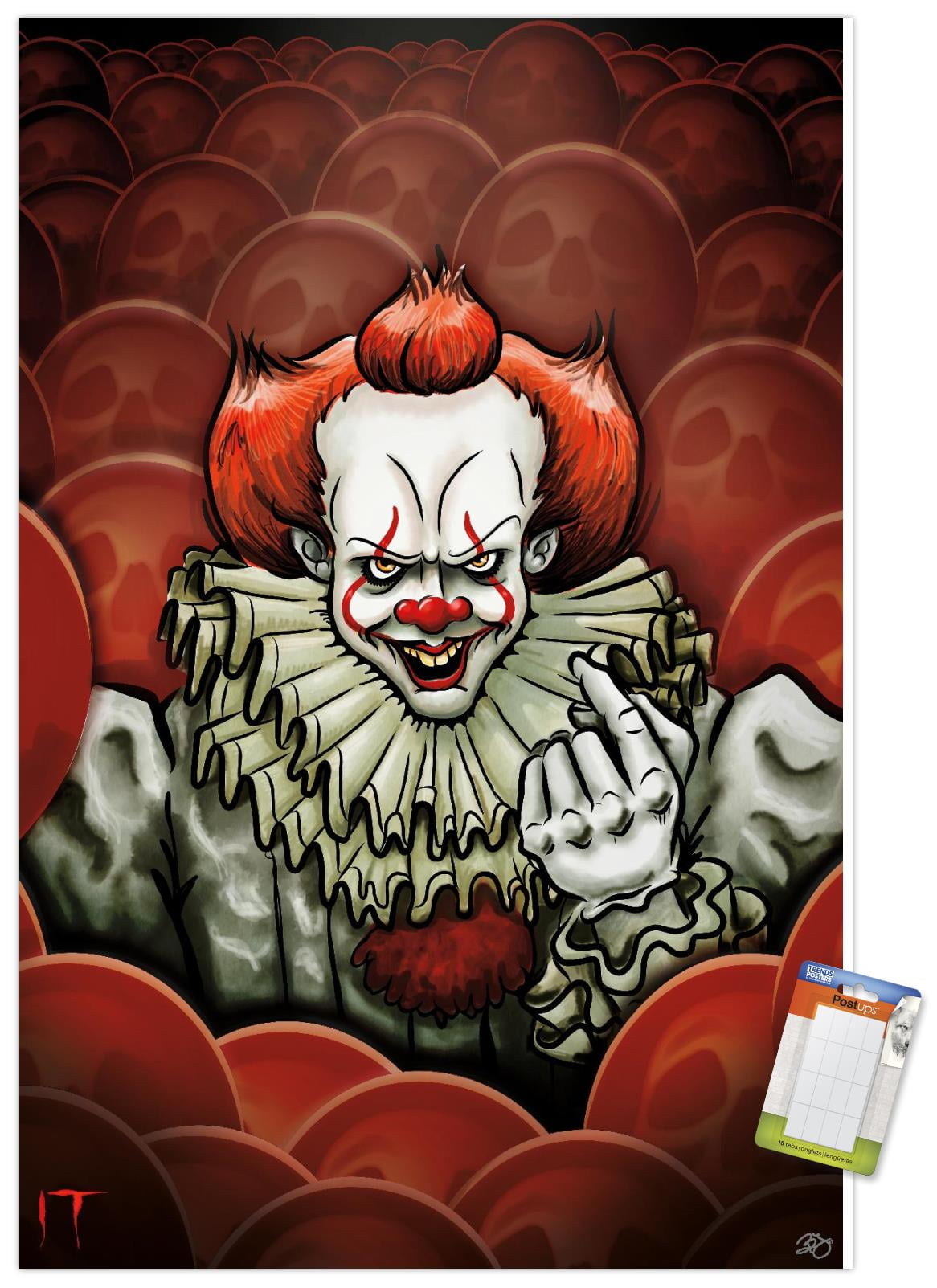 IT - Brandon Yarwood Illustration Wall Poster, 22.375" x 34"