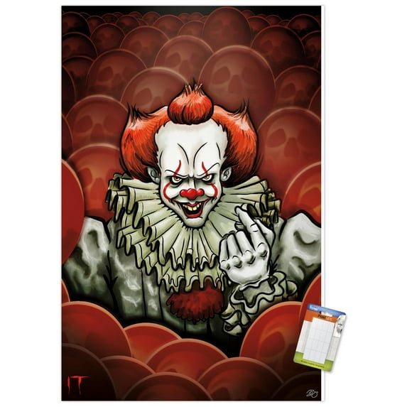 IT - Brandon Yarwood Illustration Wall Poster, 22.375" x 34"