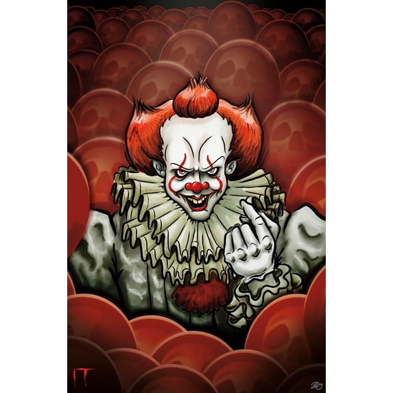 IT - Brandon Yarwood Illustration Wall Poster, 22.375" x 34"