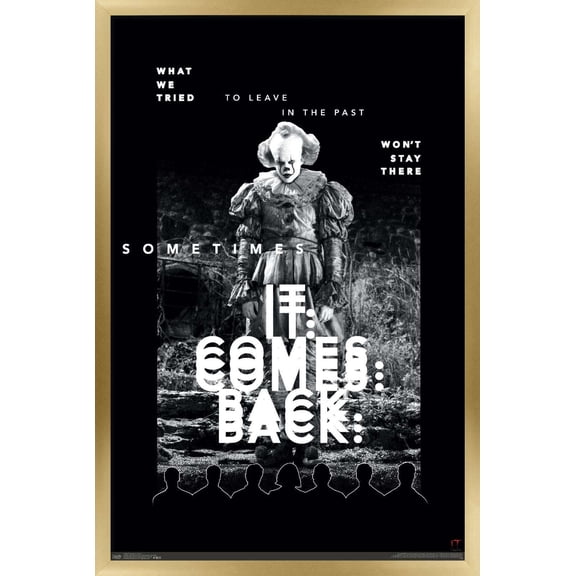 IT: Chapter 2 - Back Wall Poster, 22.375" x 34", Framed