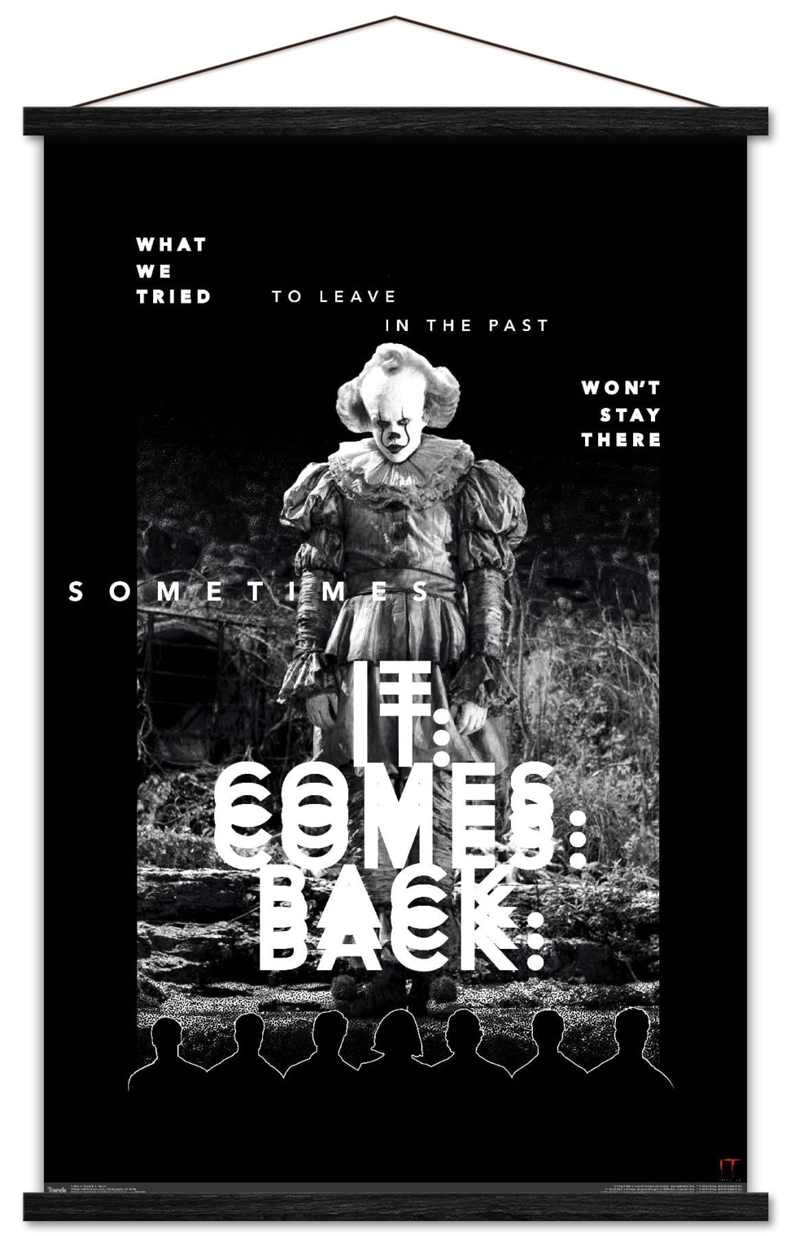 IT: Chapter 2 - Back Wall Poster with Wooden Magnetic Frame, 22.375" x 34"