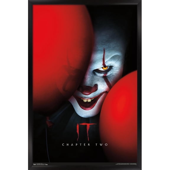 IT Chapter 2 - Balloons Wall Poster, 14.725" x 22.375" Framed