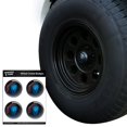 thumbnail image 1 of IT: Chapter 2 Blue Pennywise Tire Wheel Center Cap Resin-Topped Badges Stickers, 1 of 4