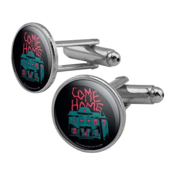 IT: Chapter 2 Come Home Round Cufflink Set Silver Color