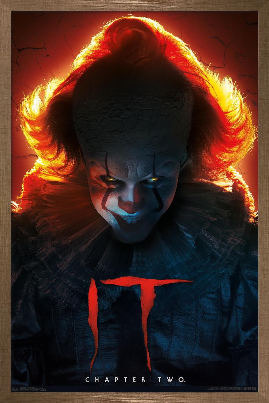 IT: Chapter 2 - EVil Glow Wall Poster, 14.725" x 22.375", Framed