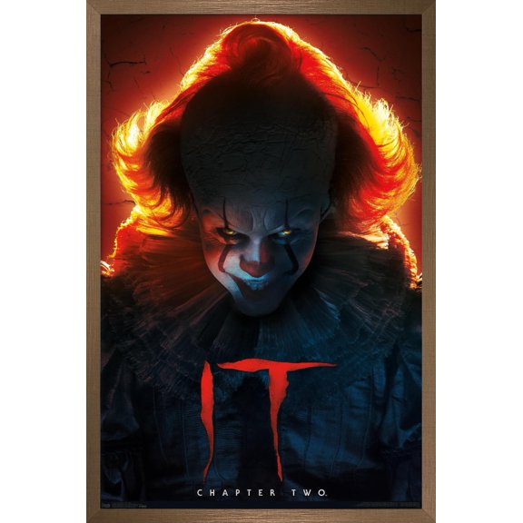 IT: Chapter 2 - EVil Glow Wall Poster, 22.375" x 34", Framed