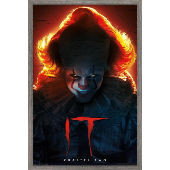 IT: Chapter 2 - EVil Glow Wall Poster, 22.375" x 34", Framed