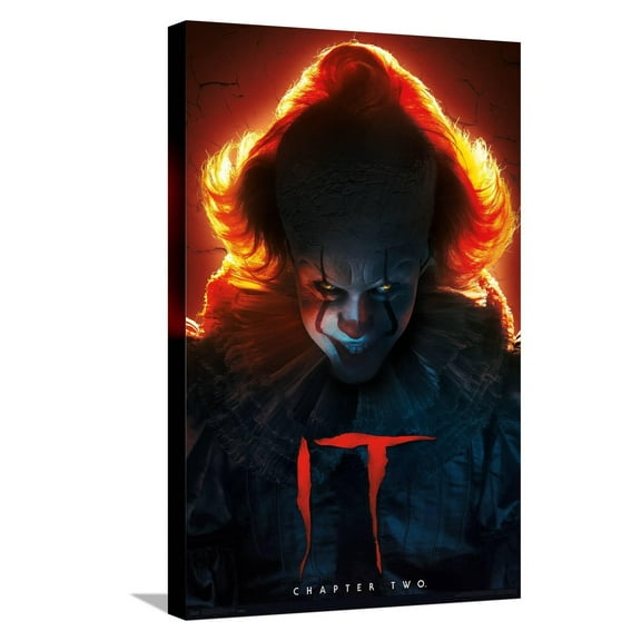 IT: Chapter 2 - Evil Glow Canvas Wall Poster, 14.725" x 22.375"
